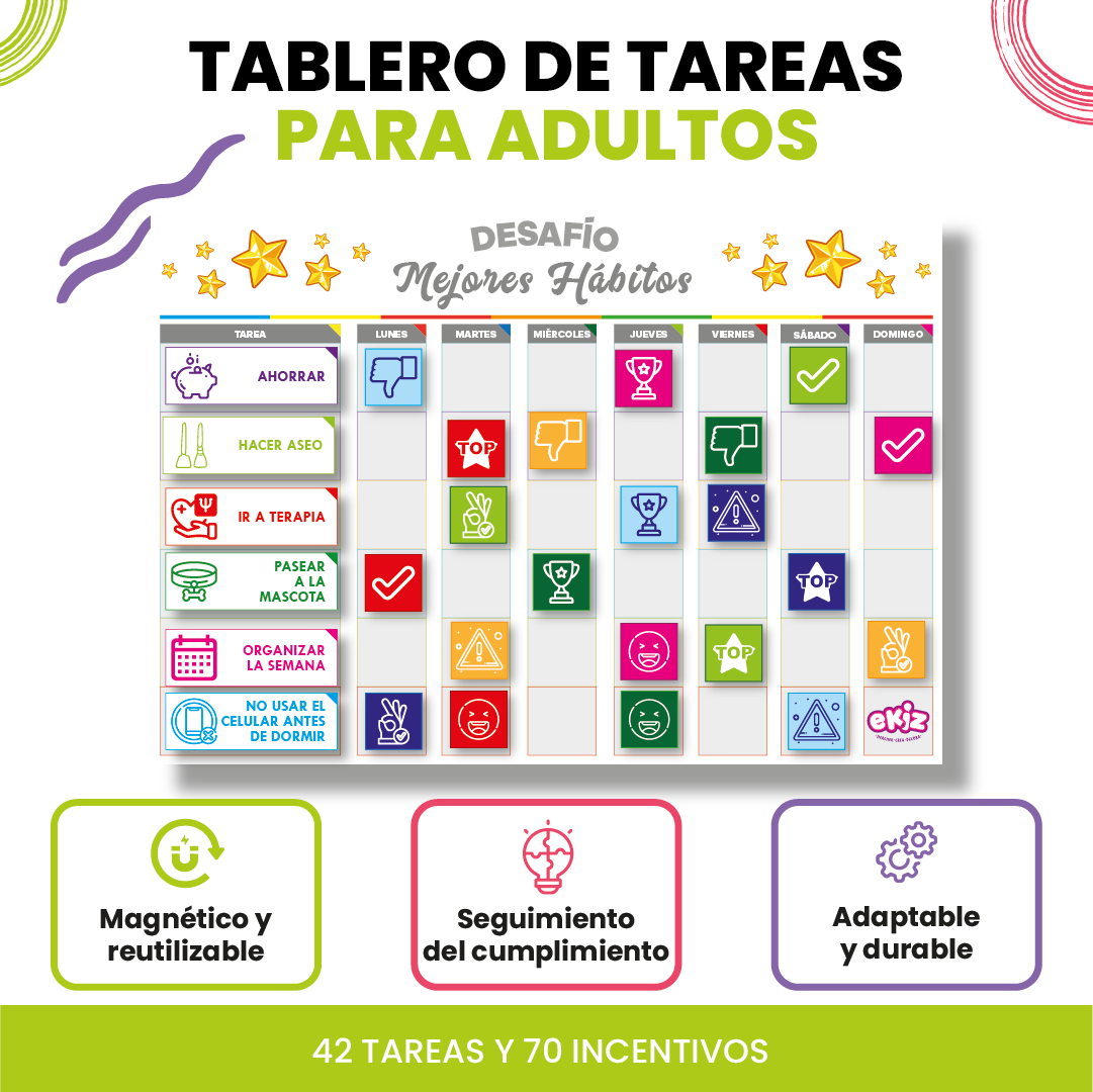 Tablero de Tareas para Adultos