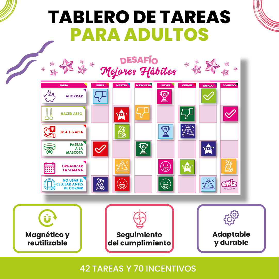 Tablero de Tareas para Adultos