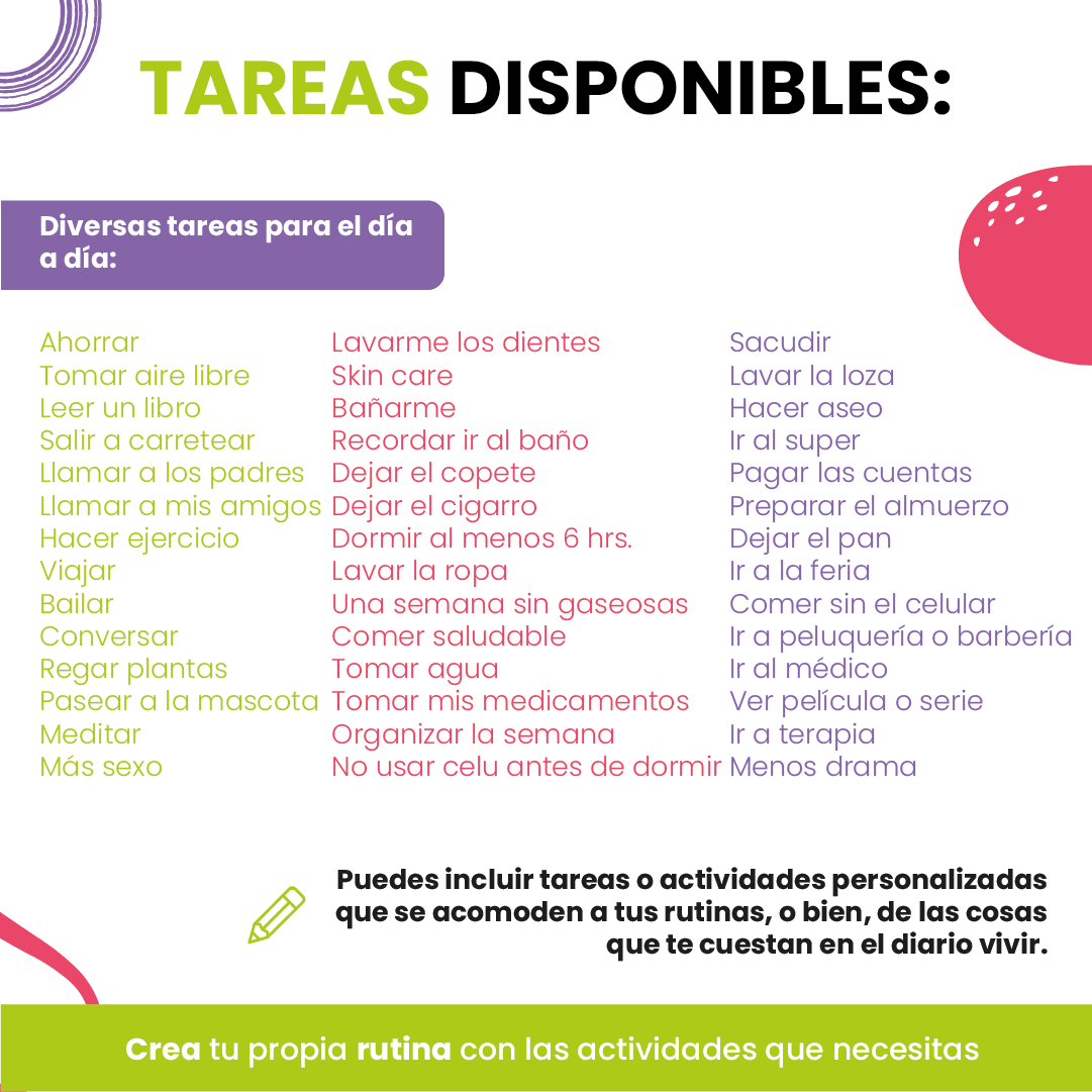 Tablero de Tareas para Adultos