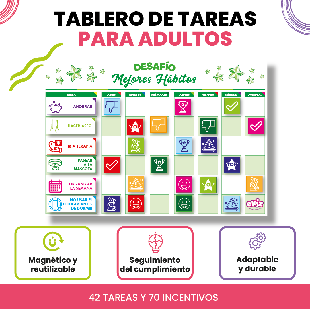 Tablero de Tareas para Adultos