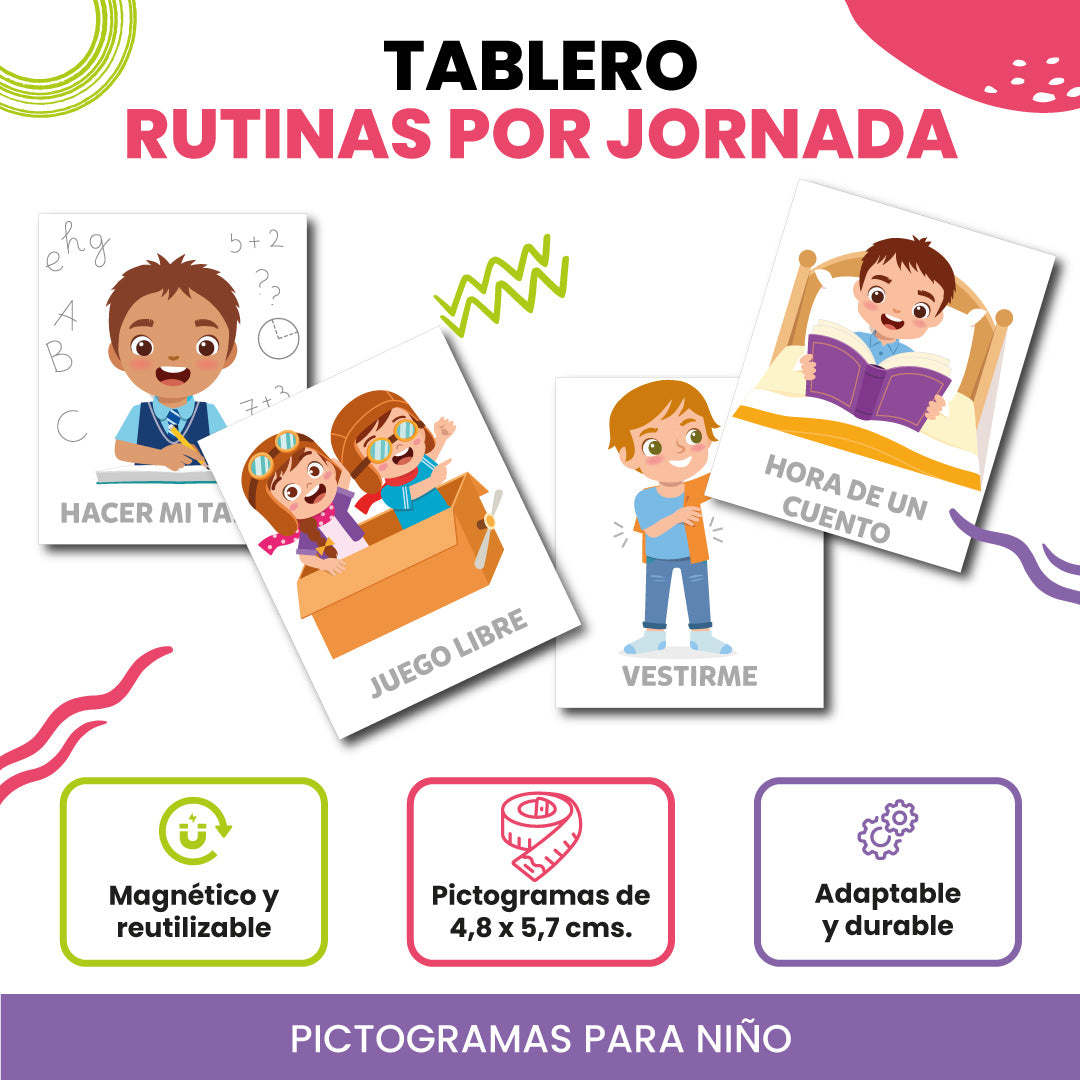 Tablero de Rutinas por Jornada