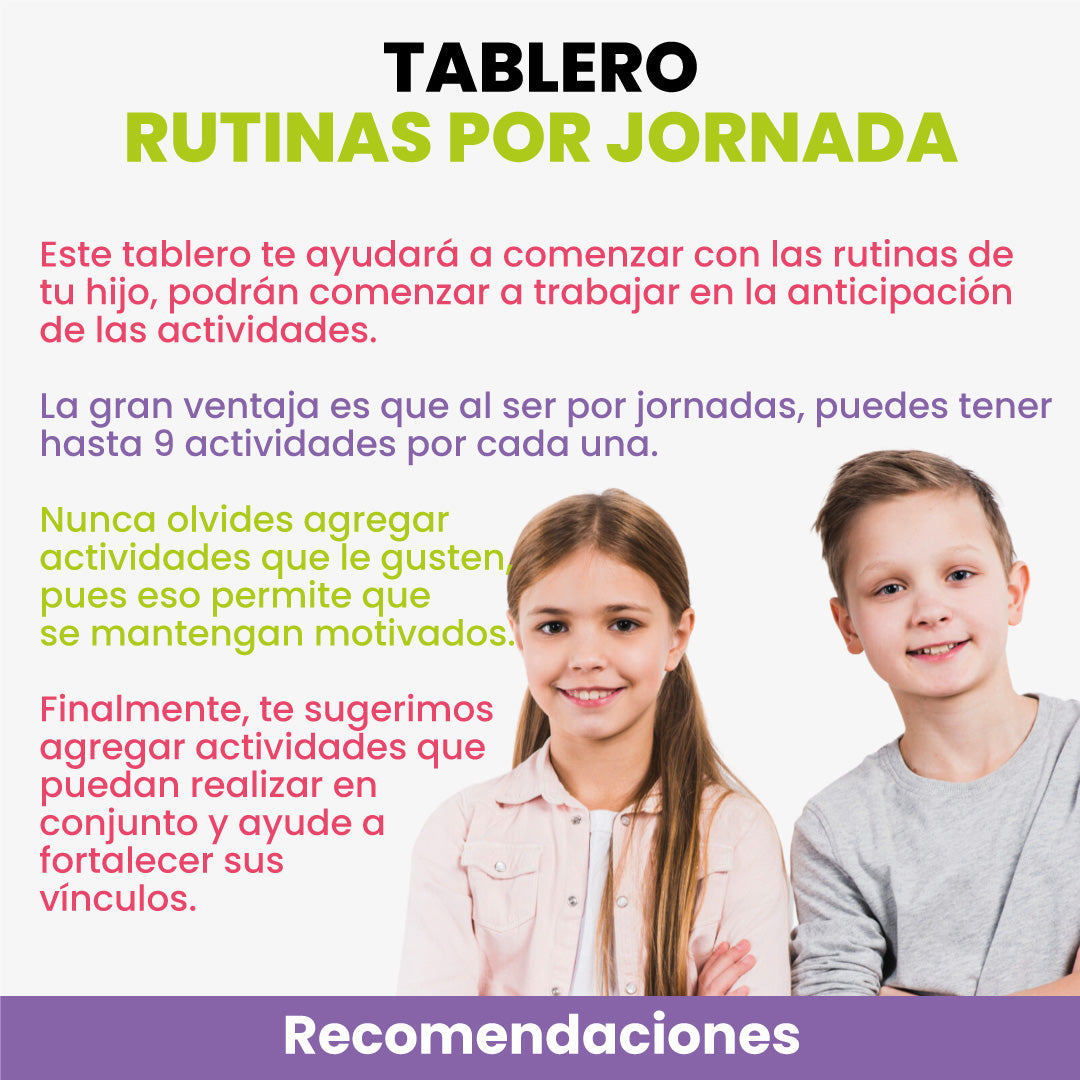 Tablero de Rutinas por Jornada