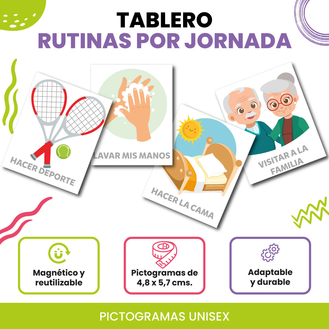Tablero de Rutinas por Jornada