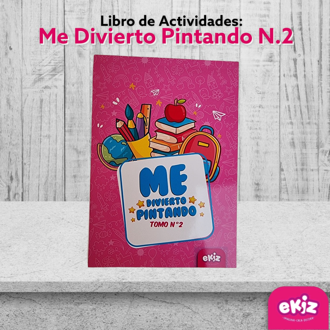 Libro de actividades: Me divierto pintando N.2