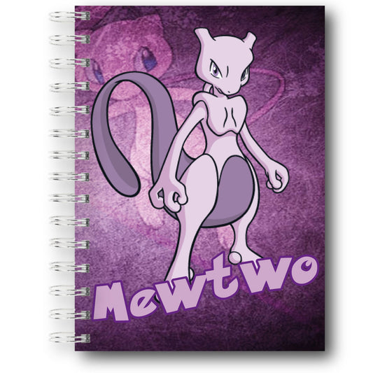 Cuaderno de Ánime Pokemon - Mewtwo