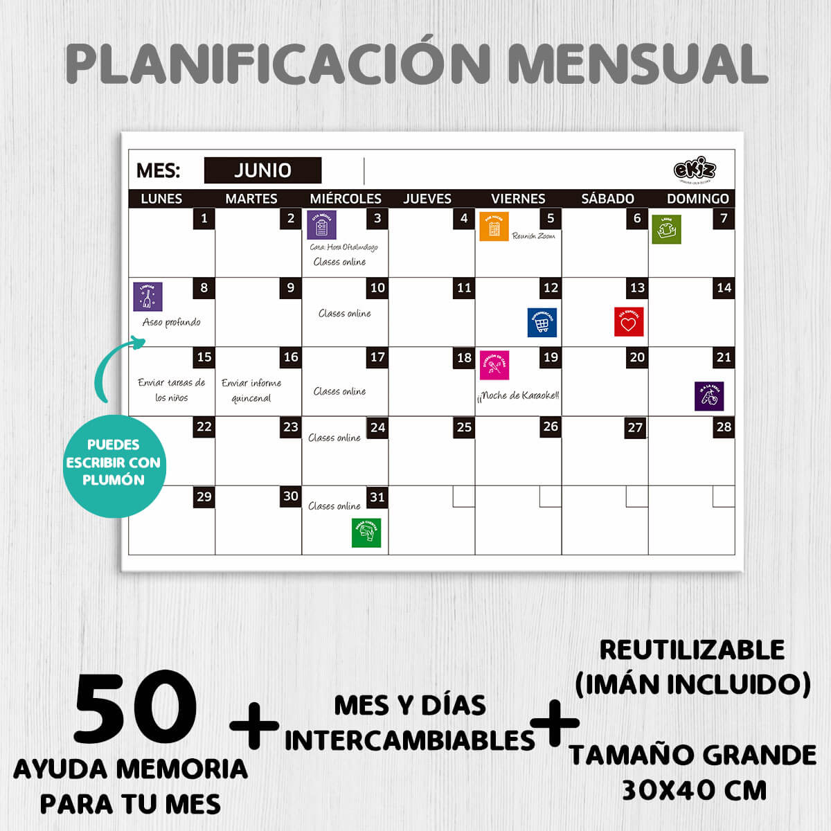 Tablero Planificación Mensual