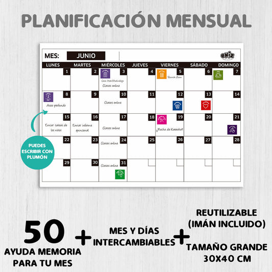 Tablero Planificación Mensual