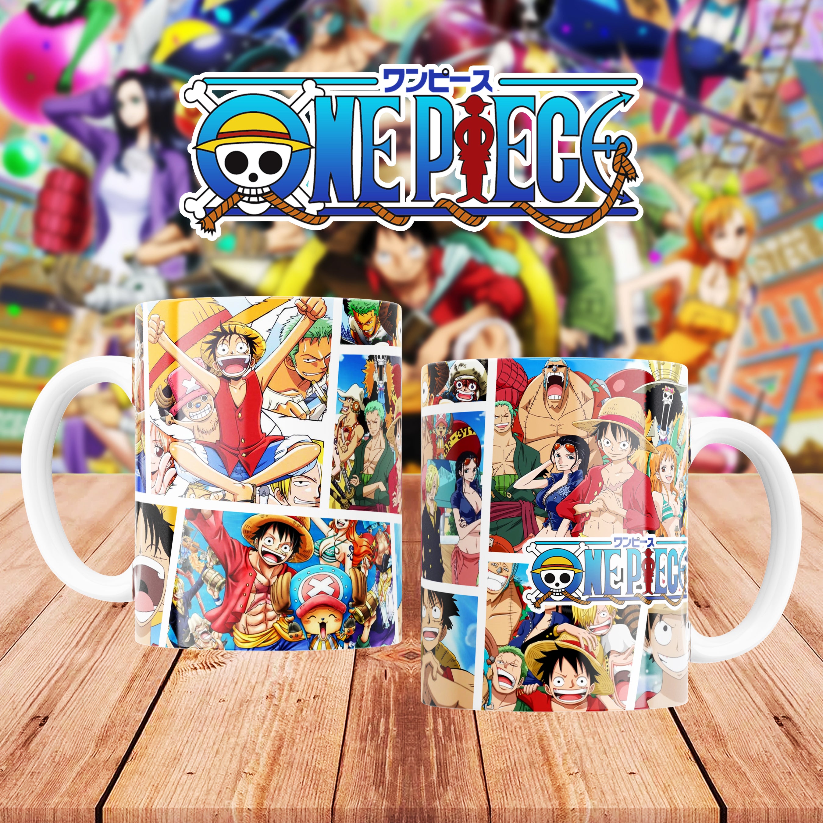 Tazones De Ánime. One Piece. Taza Coleccionable - Ekiz