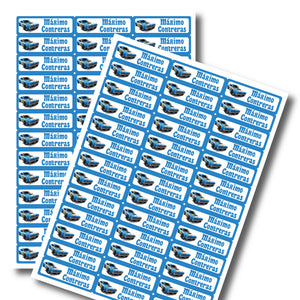 Pack de 60 Stickers pequeños de Etiquetas escolares