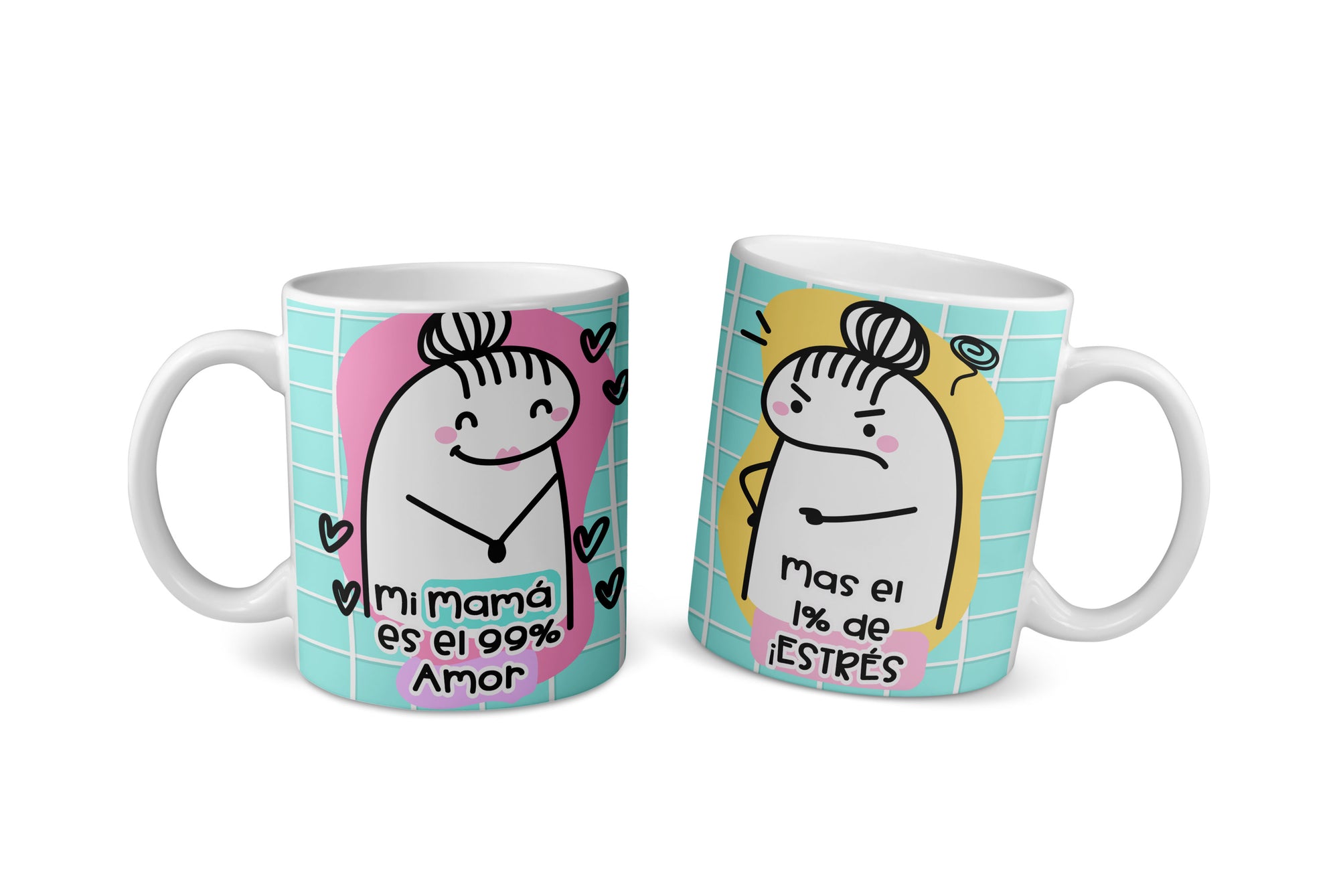 Regalo Día De La Madre. Taza Flork 99% Amor