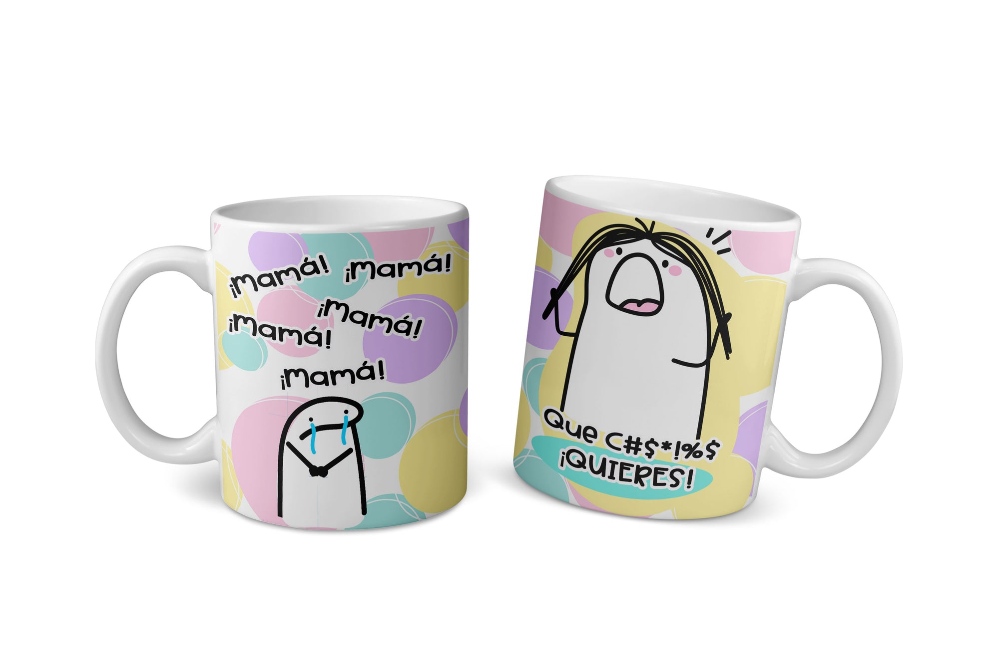 Regalo Día De La Madre. Taza Flork Mamá Mamá