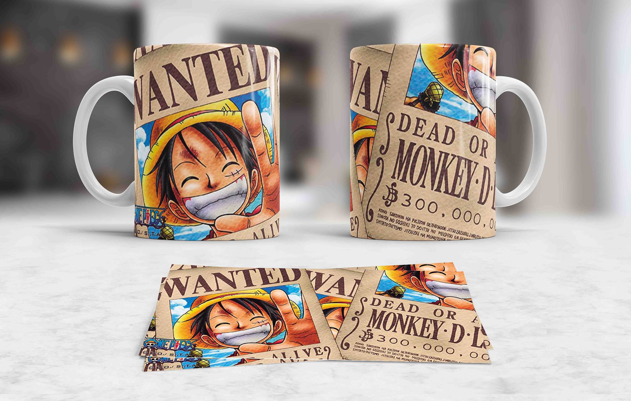 Tazón de Ánime. Taza de One Piece 2 - Ekiz