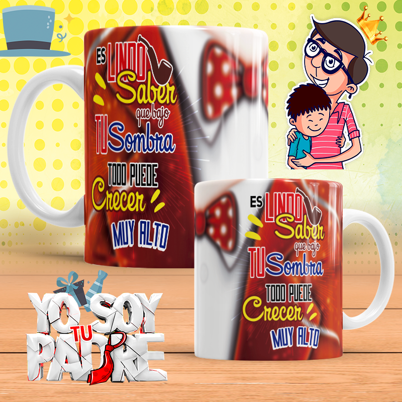 Regalo Día Del Padre. Taza para Papá Lindo