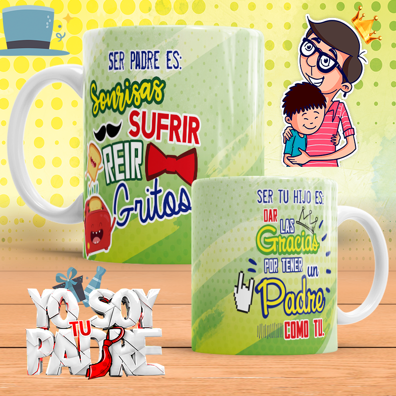 Regalo Día Del Padre. Taza para mi Papá