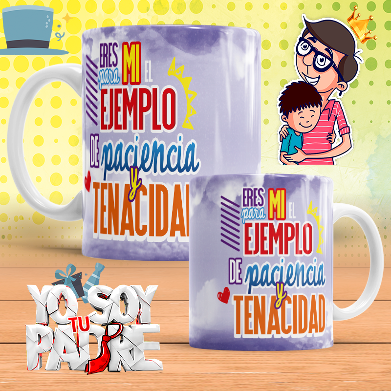 Regalo Día Del Padre. Taza para mi Papá Ejemplo