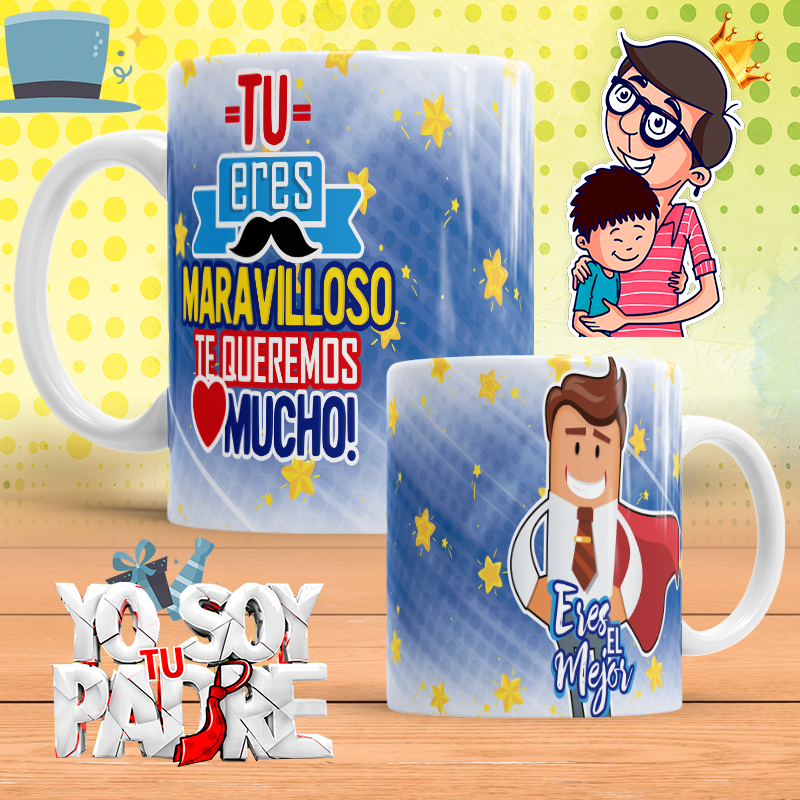 Regalo Día Del Padre. Taza para mi Maravilloso Papá