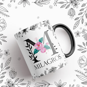 Regalo Día de las Madres. Taza Personalizada. Letras Negras
