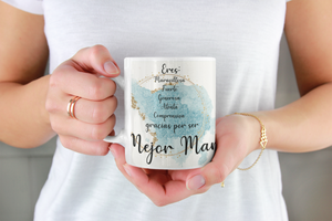 Regalo Día de la Madre. Taza Eres la Mejor Mamá