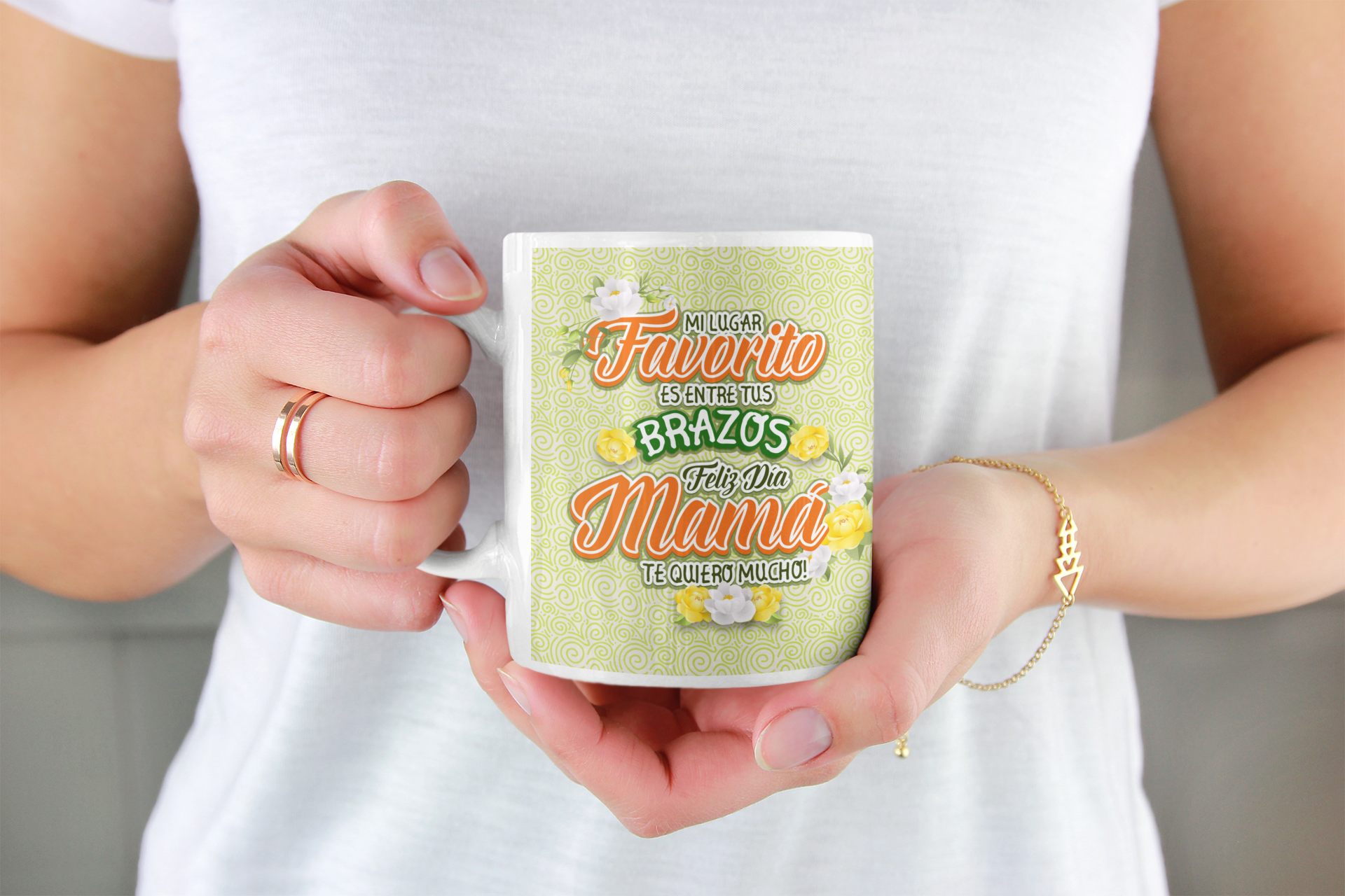 Regalo Día de la Madre. Tazón Taza Mi Lugar Favorito