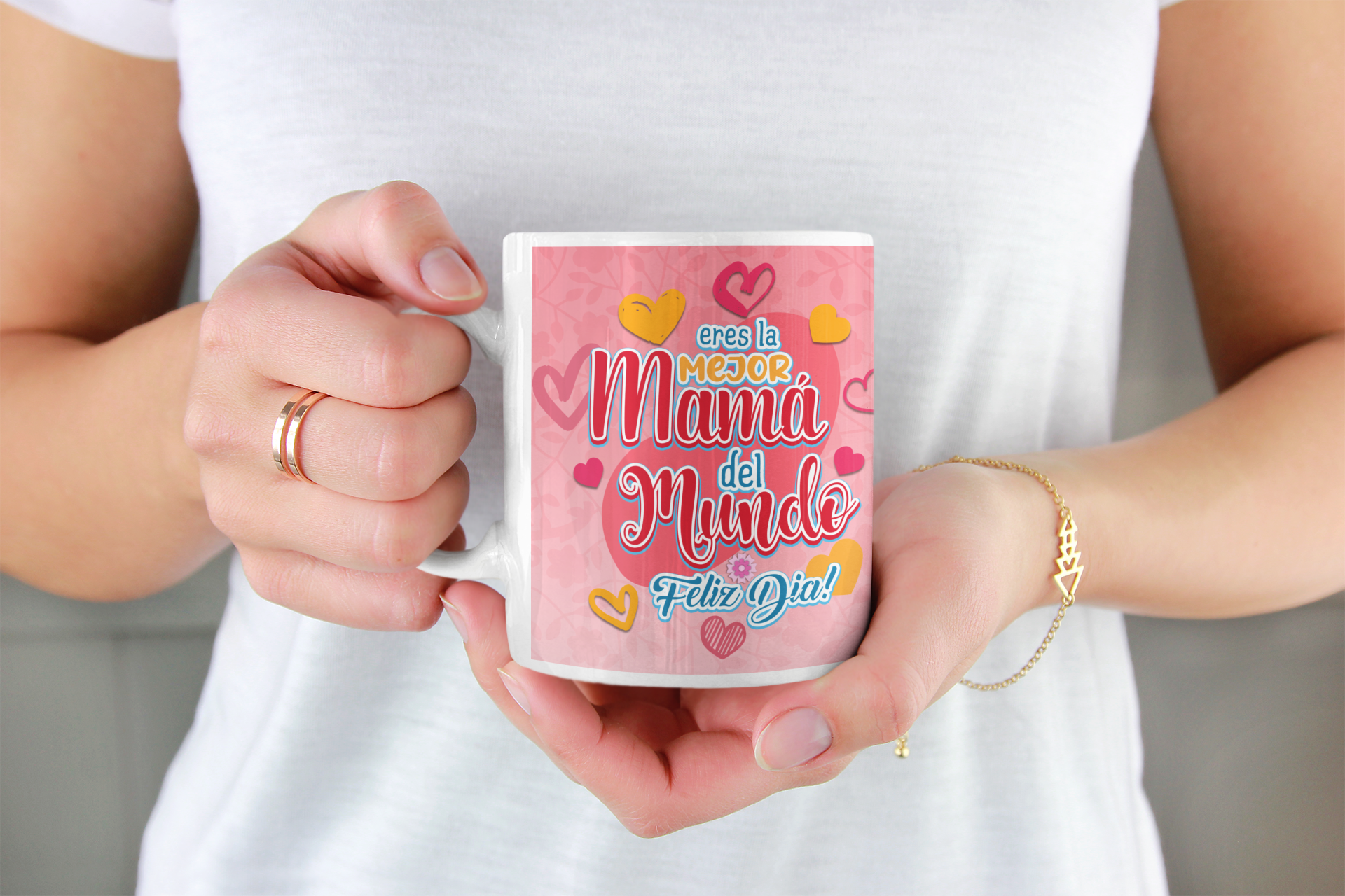 Regalo Día de la Madre. Tazón Taza Mamá Eres La Mejor