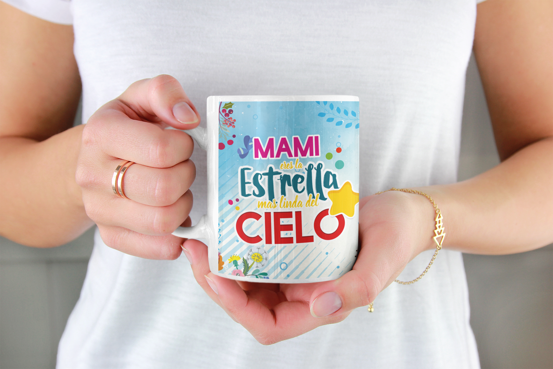 Regalo Día de la Madre. Tazón Taza La Estrella Más Linda Del Cielo
