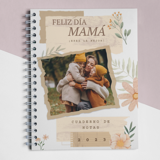 Regalo Día de la Madre. Cuaderno Personalizado Para Mamá