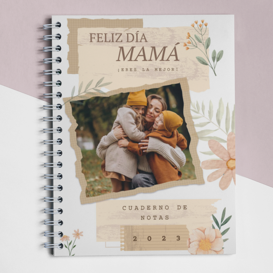 Regalo Día de la Madre. Cuaderno Personalizado Para Mamá - Ekiz