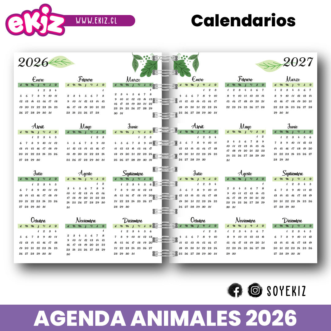 Agenda Animales 2026