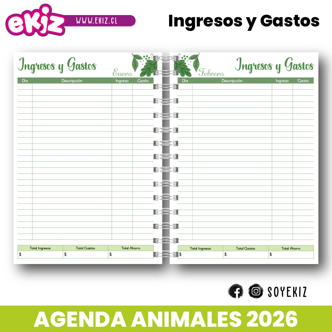 Agenda Animales 2026