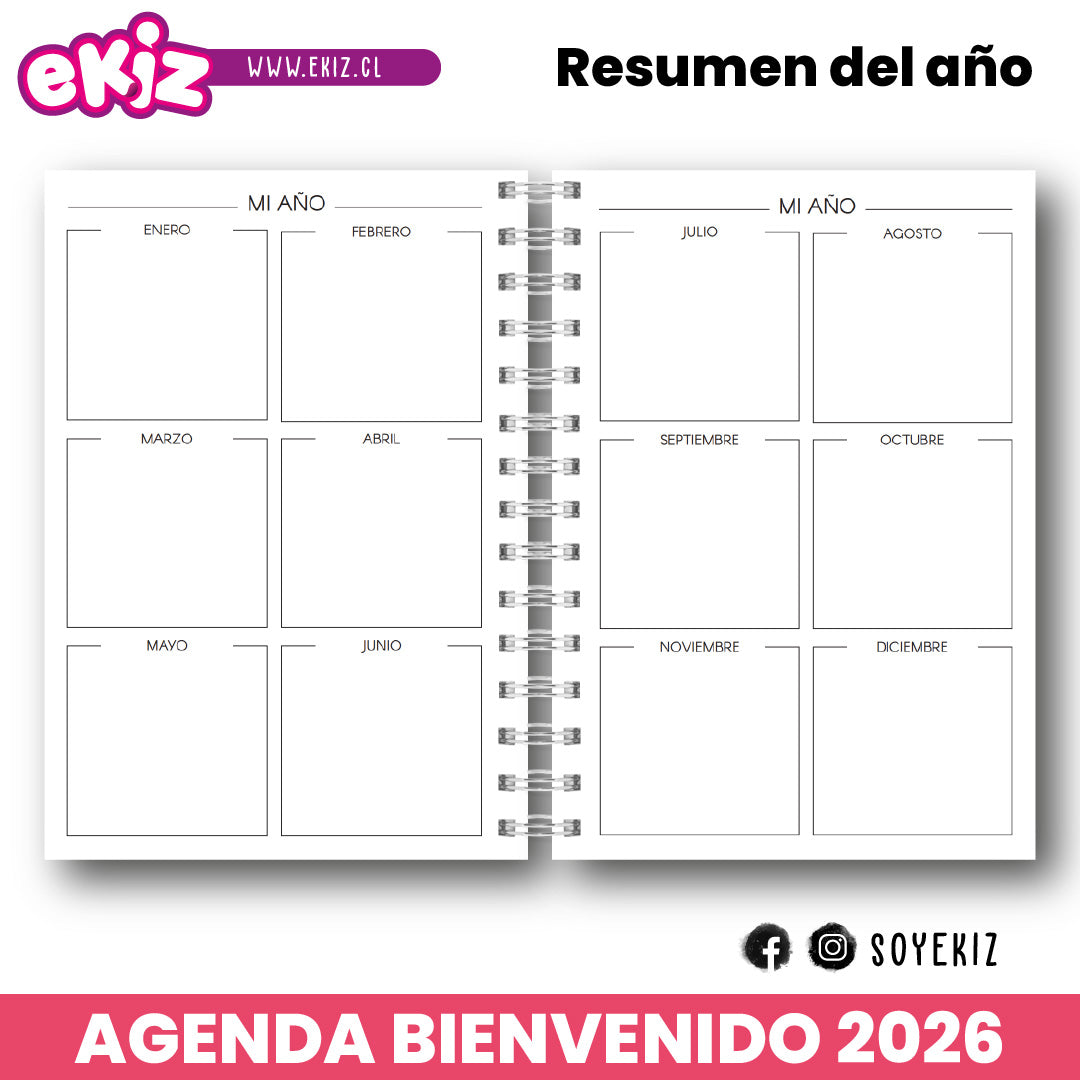 Agenda Bienvenido 2026