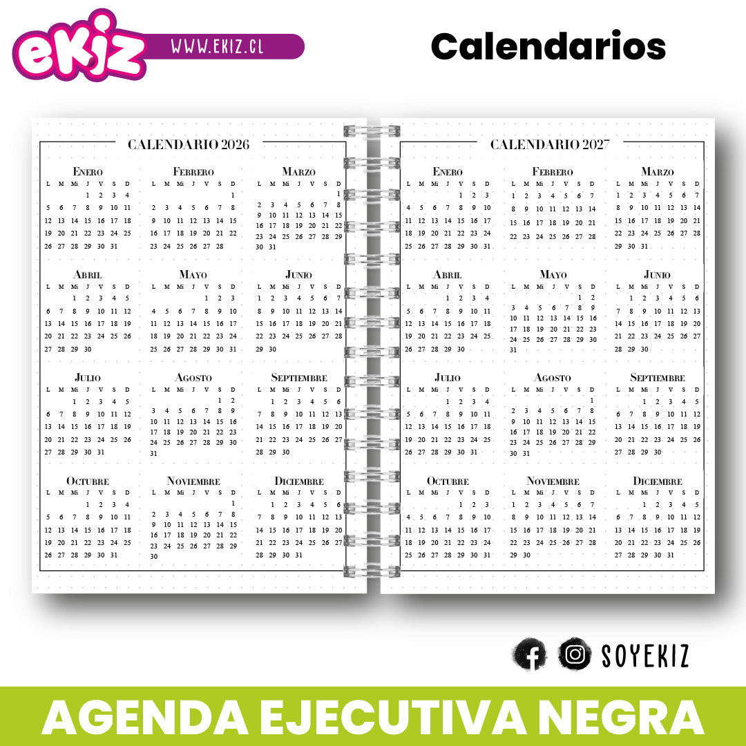 Agenda Ejecutiva Negra 2026