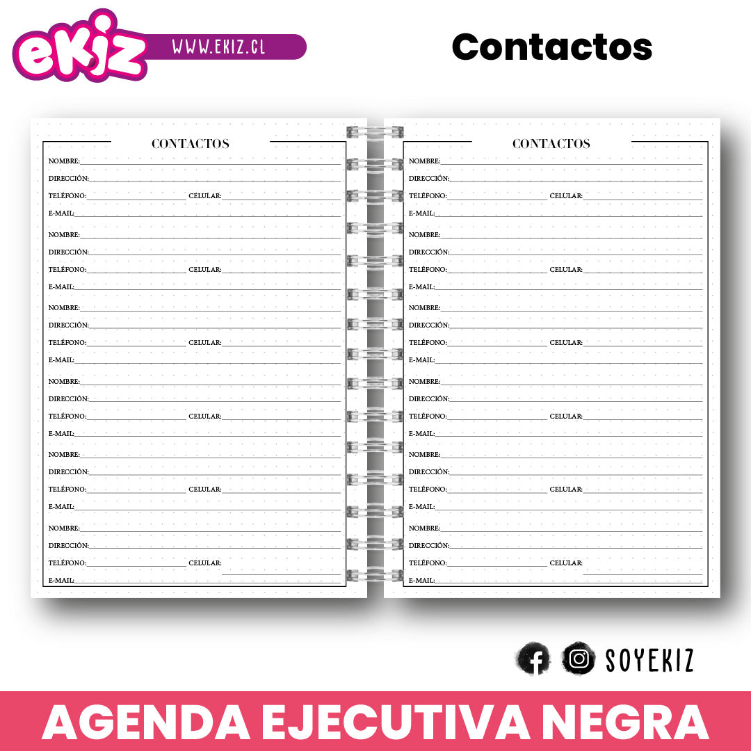 Agenda Ejecutiva Negra 2026