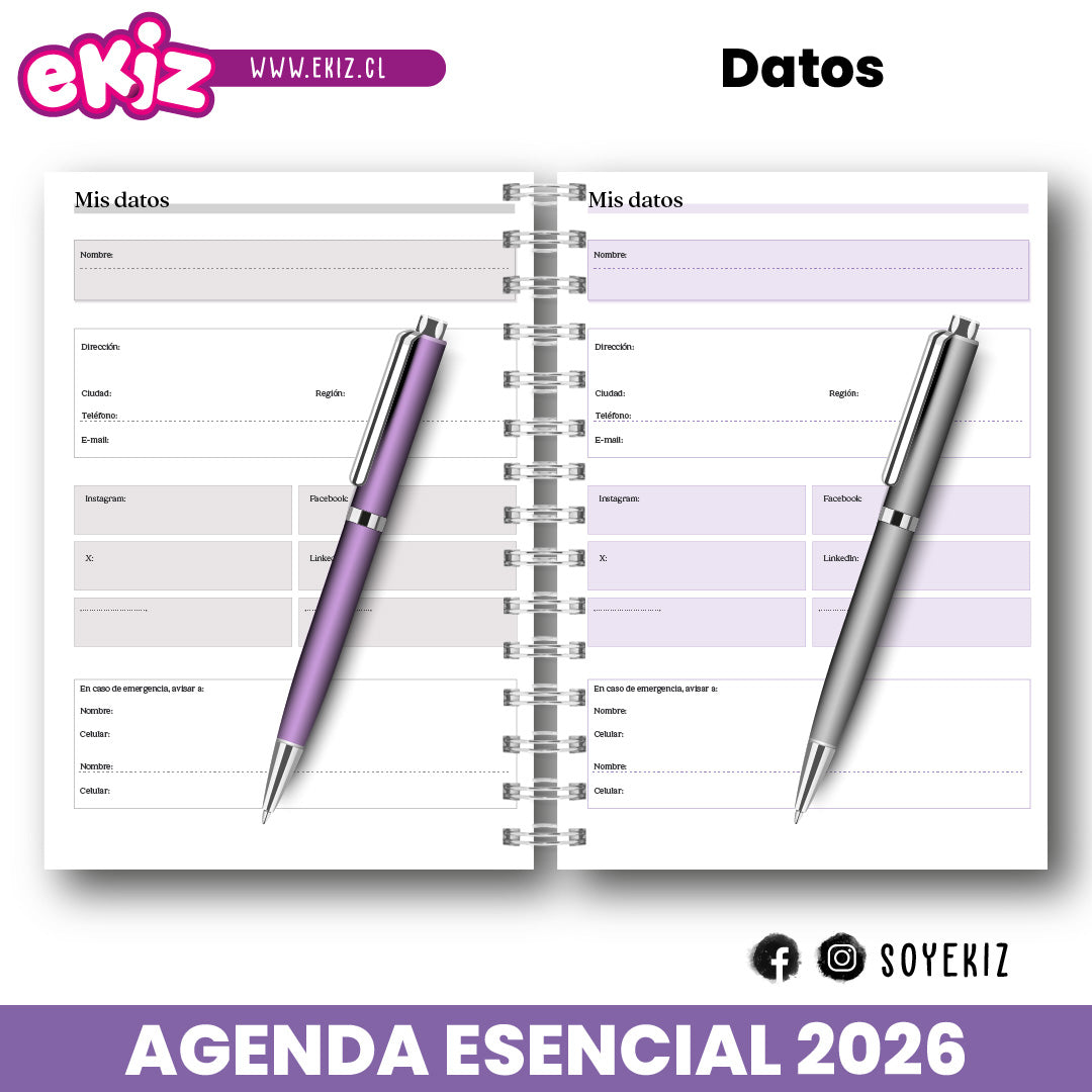 Agenda Esencial 2026