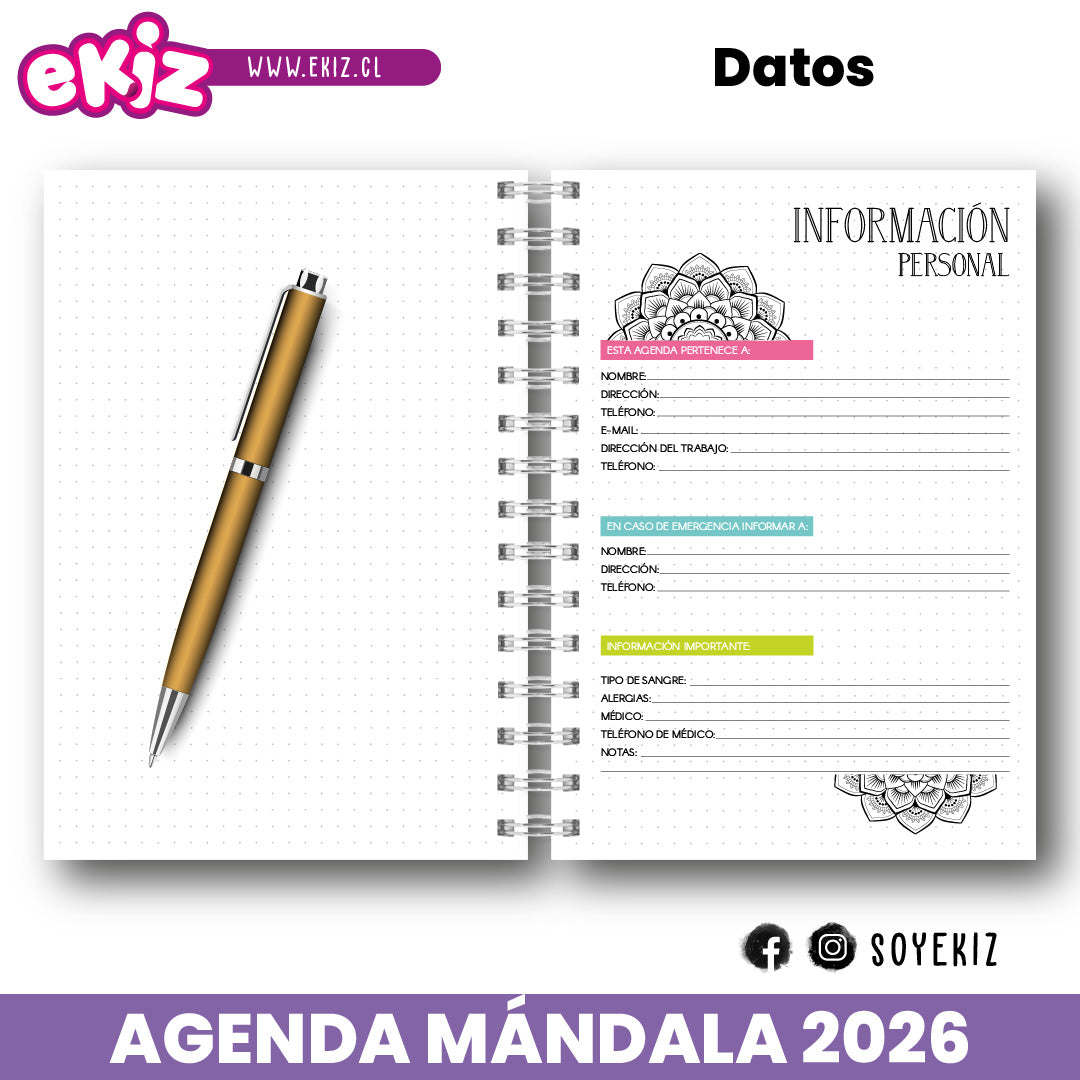 Agenda Mándala 2026