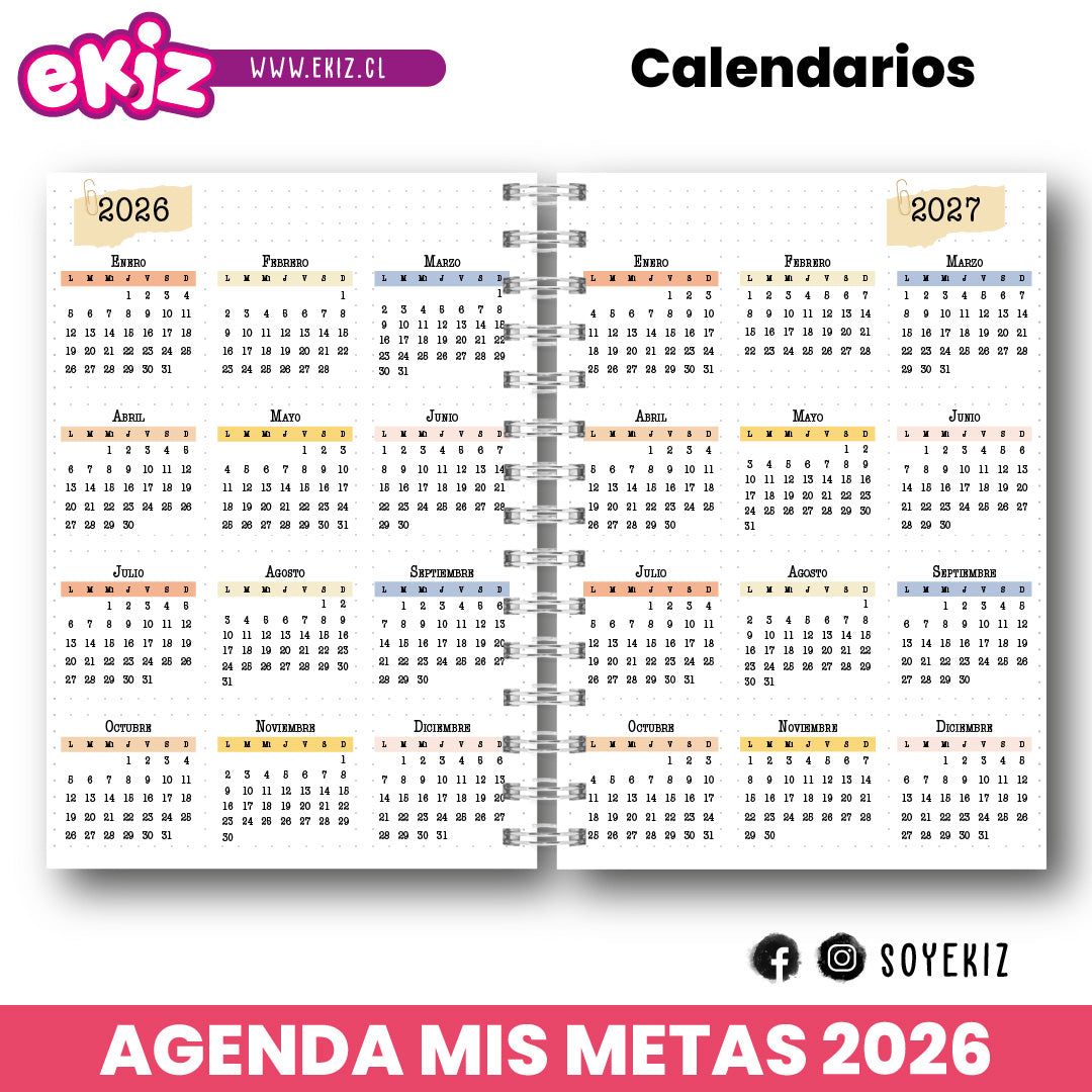 Agenda Mis Metas 2026