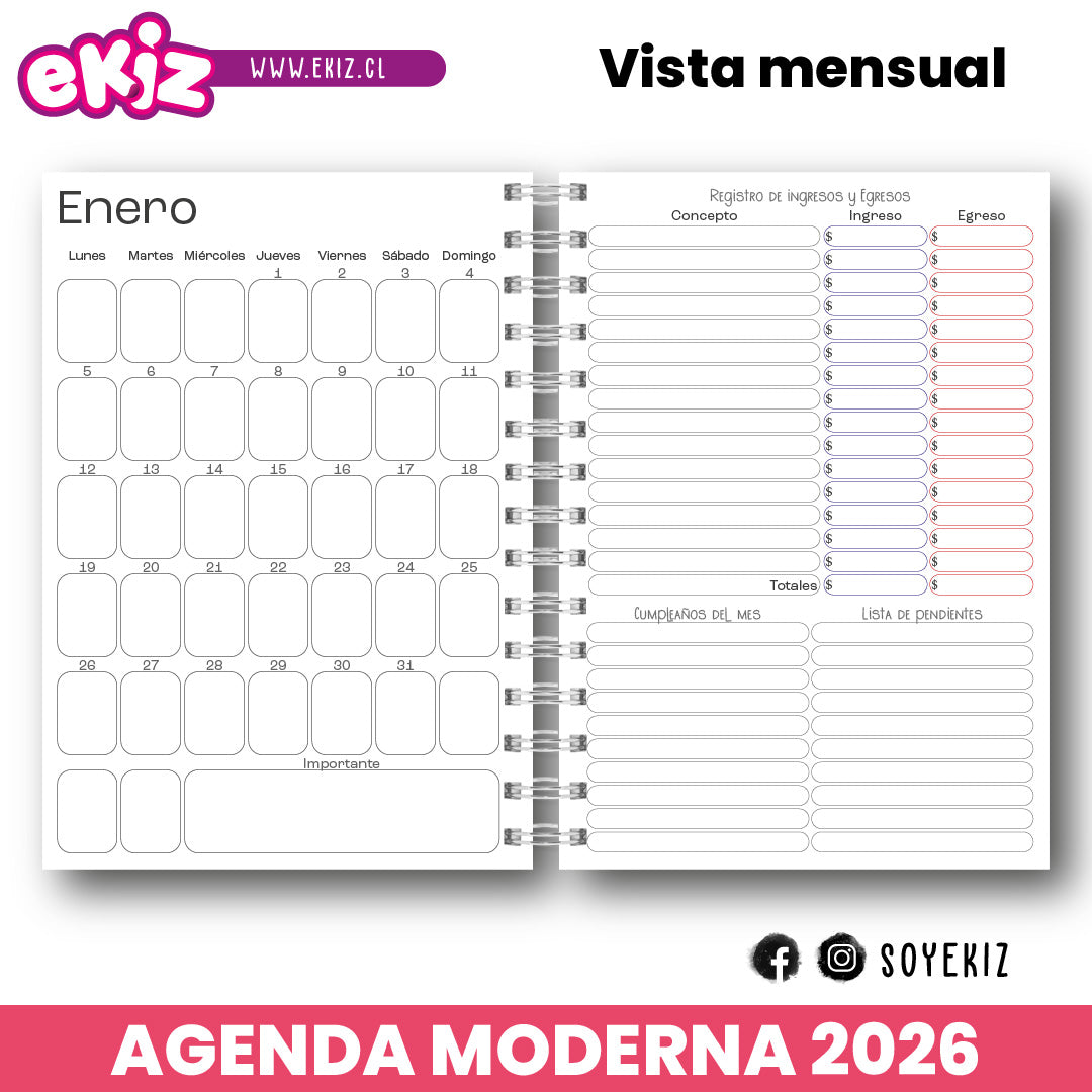 Agenda Moderna 2026