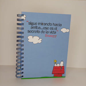 Cuaderno Snoopy - Mensajes