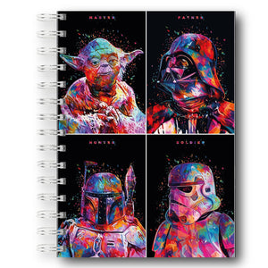 Cuaderno de Star Wars - Jedis vs. Siths