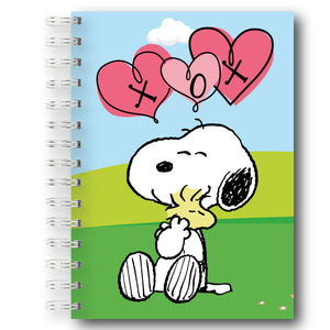 Cuaderno de Snoopy - Abrazos y besos