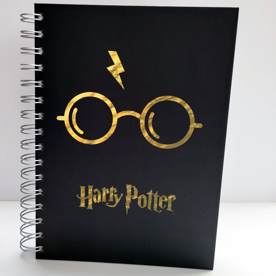 Cuaderno de Harry Potter - Lentes y Cicatriz de Harry