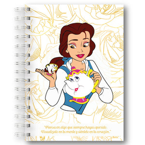 Cuaderno de Princesas Disney - La Bella y la Bestia