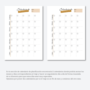 Planner de Viajes