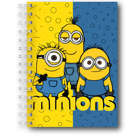 Cuaderno de Los Minnions - Stuart, Kevin y Bob