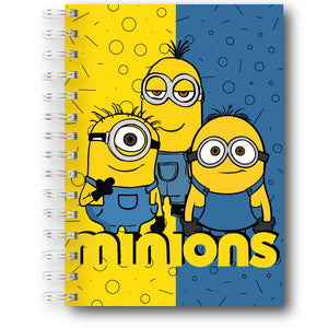Cuaderno de Los Minnions - Stuart, Kevin y Bob