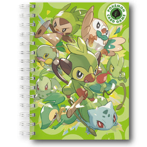 Cuaderno de Ánime Pokemon - Pokemon Tipo Planta