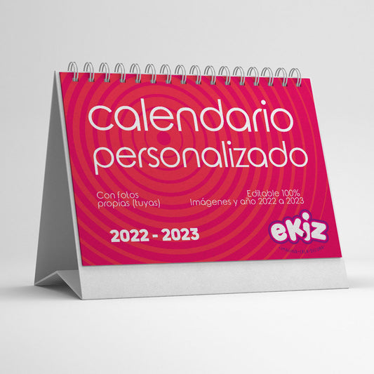 Calendario Para Escritorio. 100% Personalizado Con Tus Fotos