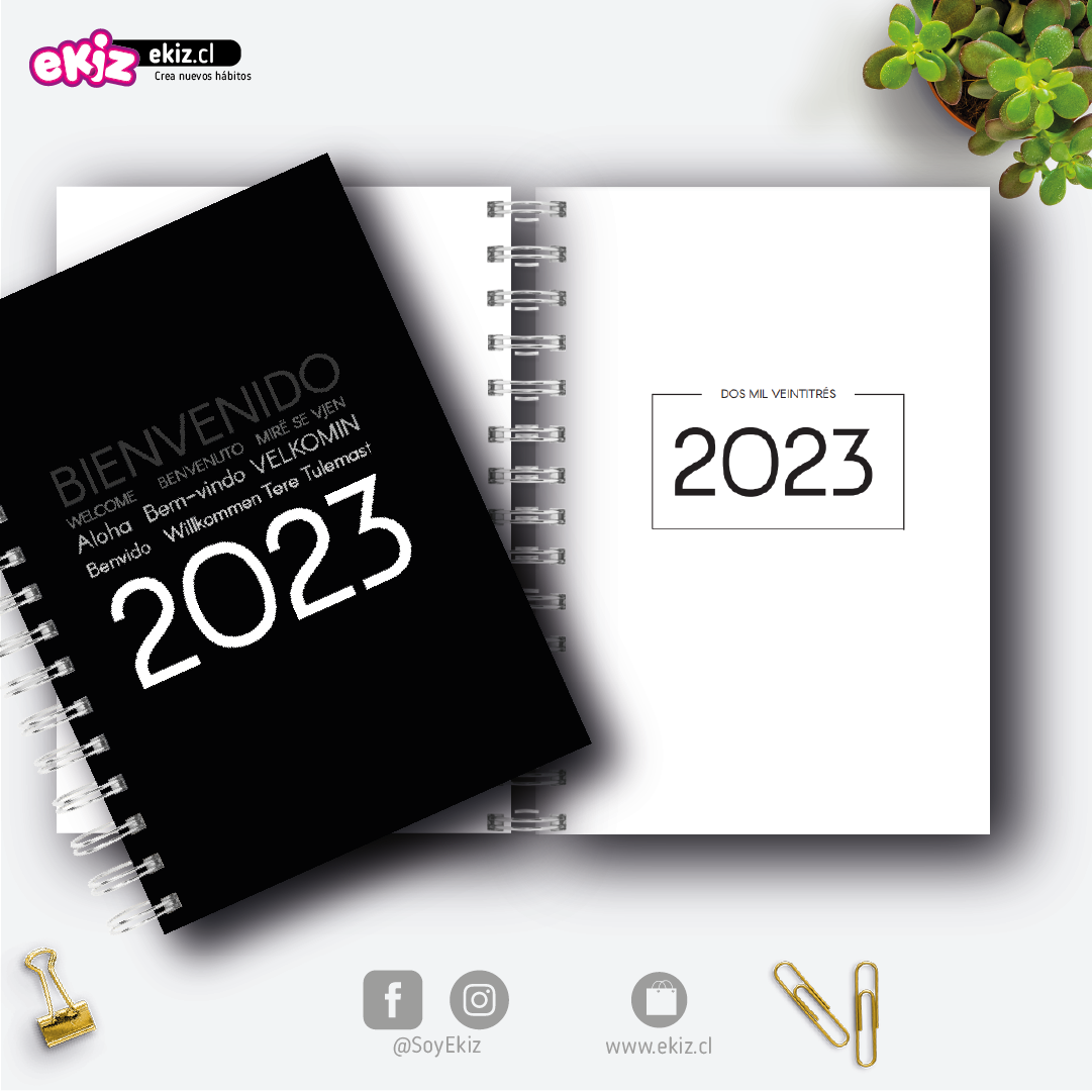 Agenda Bienvenido 2023 + Vista semanal + Finanzas