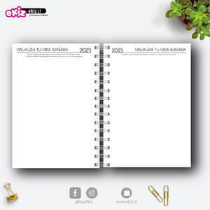 Agenda Bienvenido 2023 + Vista semanal + Finanzas