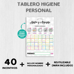 Tablero Higiene Personal
