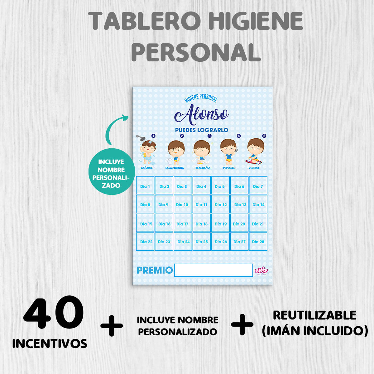 Tablero Higiene Personal